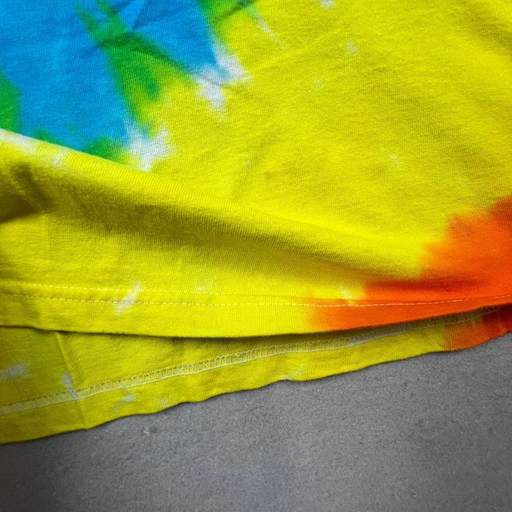 Delta Tie Dye T-Shirt Mens XXL Multi Washington DC Smiley Face Peace Hippie Boho
